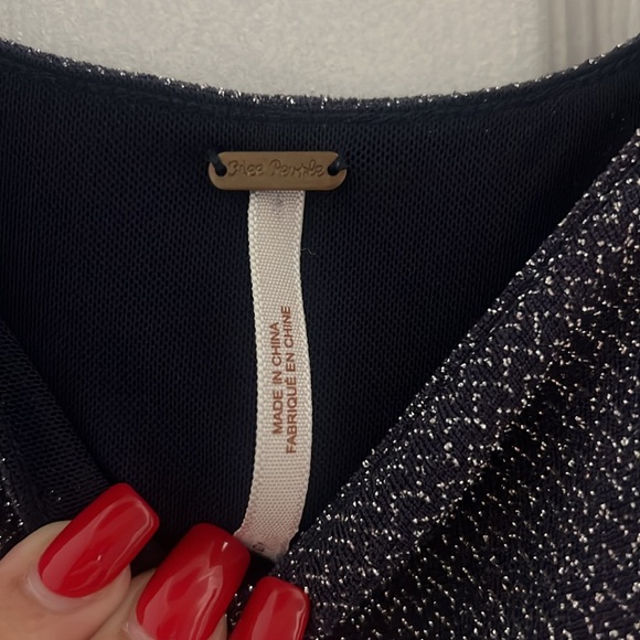 Free people shimmer mini dress, baby doll style - Picture 3 of 3